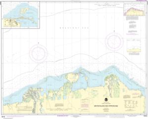 thumbnail for chart Barter Island and approaches;Bernard Harbor