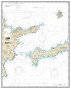 thumbnail for chart Kanaga Pass and approaches,