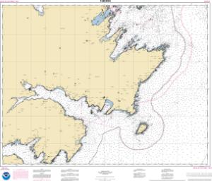 thumbnail for chart Chiniak Bay to Dangerous Cape