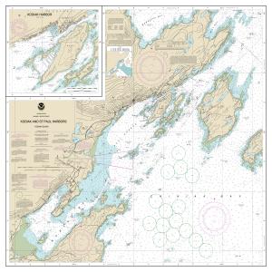 thumbnail for chart Kodiak and St. Paul harbors;Kodiak Harbor,