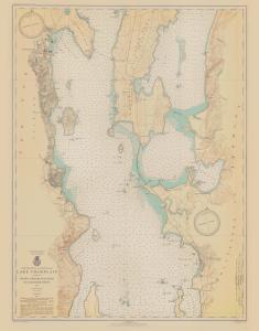 thumbnail for chart NY,1935, Lake Champlain From Cumberland To Ligonier