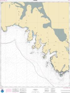 thumbnail for chart Cape Spencer to Icy Point