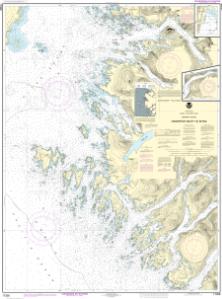 thumbnail for chart Crawfish Inlet to Sitka, Baranof I.;Sawmill Cove