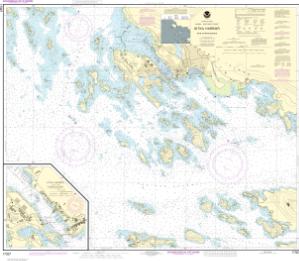 thumbnail for chart Sitka Harbor and approaches;Sitka Harbor