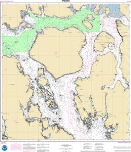 thumbnail for chart Zarembo Island and approaches;Burnett Inlet, Etolin Island;Steamer Bay