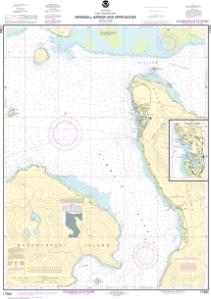 thumbnail for chart Wrangell Harbor and approaches;Wrangell Harbor