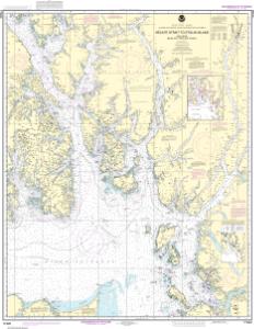 thumbnail for chart Hecate Strait to Etolin Island, including Behm and Portland Canals