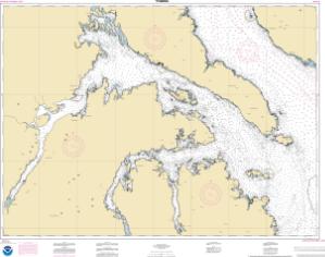 thumbnail for chart Kasaan Bay, Clarence Strait;Hollis Anchorage, eastern part;Lyman Anchorage