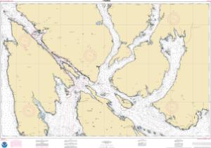 thumbnail for chart Revillagigedo Channel, Nichols Passage, and Tongass Narrows