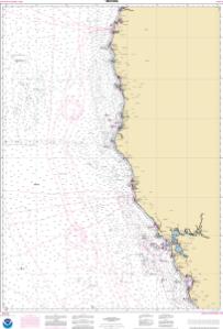 thumbnail for chart Monterey Bay to Coos Bay