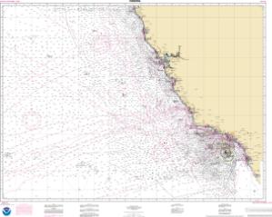 thumbnail for chart San Diego to Cape Mendocino