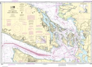 thumbnail for chart Strait of Georgia and Strait of Juan de Fuca