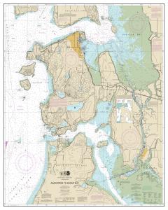 thumbnail for chart Anacortes to Skagit Bay