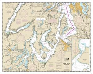 thumbnail for chart Puget Sound-southern part,