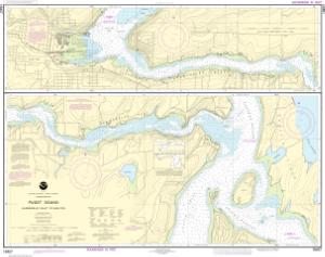 thumbnail for chart Puget Sound-Hammersley Inlet to Shelton