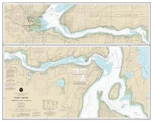 thumbnail for chart Puget Sound-Hammersley Inlet to Shelton