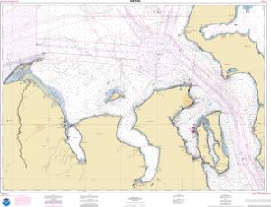 thumbnail for chart Approaches to Admiralty Inlet Dungeness to Oak Bay