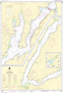 thumbnail for chart Puget Sound-Hood Canal and Dabob Bay