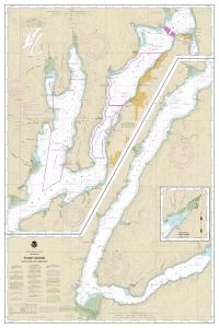 thumbnail for chart Puget Sound-Hood Canal and Dabob Bay