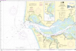 thumbnail for chart Columbia River Pacific Ocean to Harrington Point;Ilwaco Harbor