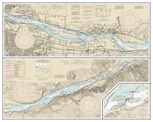 thumbnail for chart Columbia River Vancouver to Bonneville; Bonneville Dam