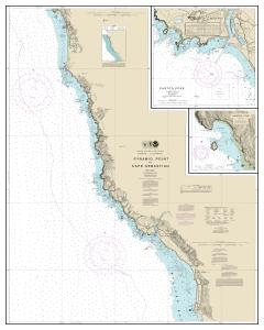 thumbnail for chart Pyramid Point to Cape Sebastian;Chetco Cove;Hunters Cove,