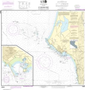 thumbnail for chart St. George Reef and Crescent City Harbor;Crescent City Harbor