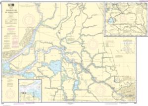 thumbnail for chart Sacramento and San Joaquin Rivers Old River, Middle River and San Joaquin River extension;Sherman Island