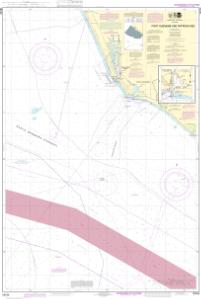 thumbnail for chart Port Hueneme And Approaches;Port Hueneme