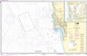 thumbnail for chart Approaches to San Diego Bay;Mission Bay