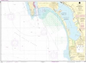 thumbnail for chart Approaches to San Diego Bay