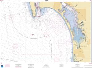 thumbnail for chart Approaches to San Diego Bay