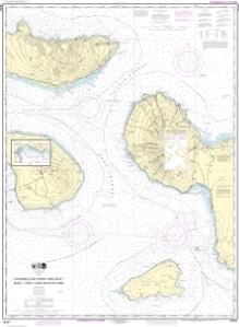 thumbnail for chart Channels between Molokai, Maui, LÃ¤naâ€˜i and Kahoâ€˜olawe;Manele Bay