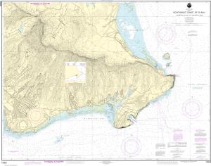 thumbnail for chart Southeast Coast of Oâ€˜ahu WaimÃ¤nalo Bay to Diamond Head