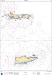 thumbnail for chart Virgin Islands-Virgin Gorda to St. Thomas and St. Croix