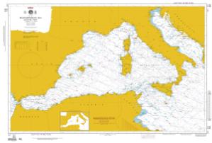 thumbnail for chart Mediterranean Sea-Western Part (OMEGA)