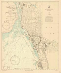 thumbnail for chart NY,1933, Buffalo Harbor