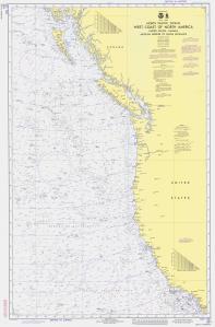 thumbnail for chart CA,1975, Mexican Border To Dixon Entrance