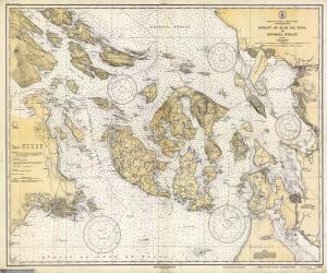 thumbnail for chart WA,1933,Strait of Juan De Fuca to Georgia Strait