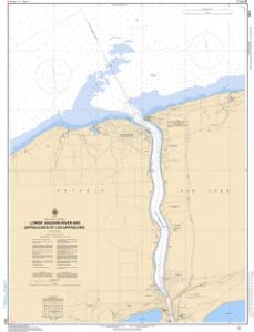 thumbnail for chart LOWER NIAGARA RIVER AND APPROACHES / ET LES APPROCHES