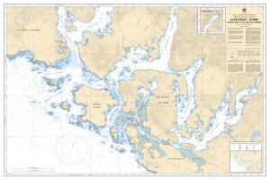 thumbnail for chart Clayoquot Sound, Tofino Inlet to/à Millar Channel