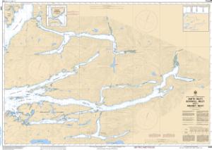 thumbnail for chart Smith Inlet, Boswell Inlet and/et Draney Inlet