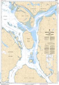 thumbnail for chart Grenville Channel to/à Chatham Sound