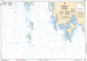 thumbnail for chart Cape Sable Island to / aux Tusket Islands