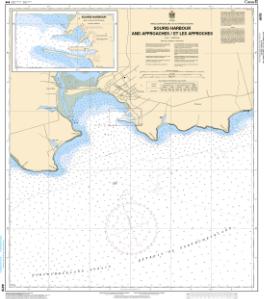 thumbnail for chart Souris Harbour and Approaches / et les approches