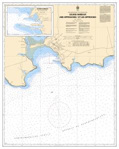 thumbnail for chart Souris Harbour and Approaches / et les approches