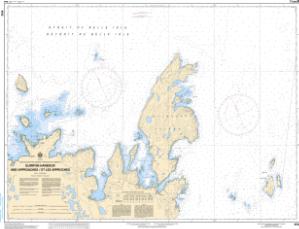 thumbnail for chart Quirpon Harbour and Approaches / et les approches