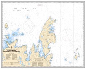 thumbnail for chart Quirpon Harbour and Approaches / et les approches