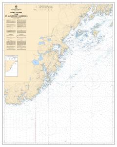 thumbnail for chart Long Island to / à St. Lawrence Harbours