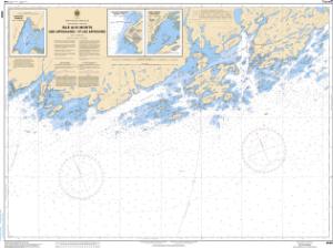 thumbnail for chart Isle aux Morts and Approaches / et les approches